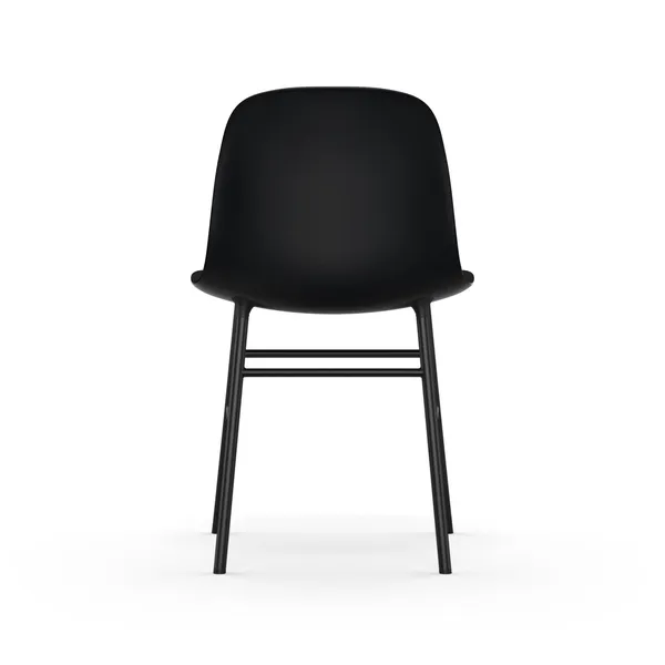 Form Spisebordsstol Sort/Sort Stål