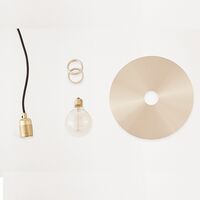 Geometric Circle Hanglamp Messing Middelgroot
