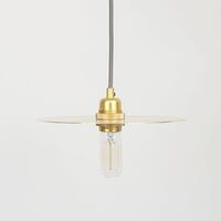 Geometric Circle Hanglamp Messing Middelgroot