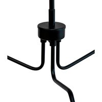 Futura Lampada a sospensione a 3 bracci nera