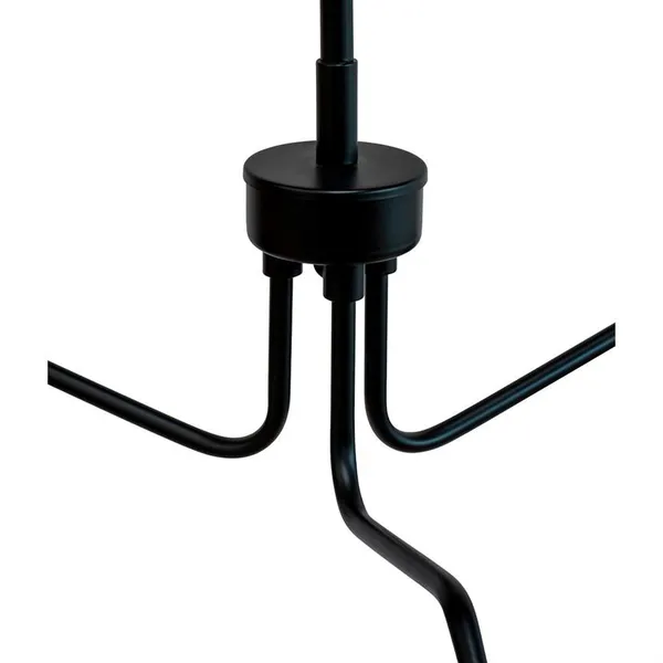 Futura Lampada a sospensione a 3 bracci nera