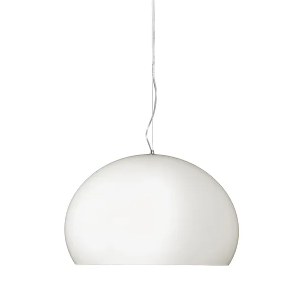 FL/Y Pendant Medium Matt White/ Black Inner Shade