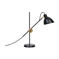 KH#1 Bordlampe - Rå Messing & Sort