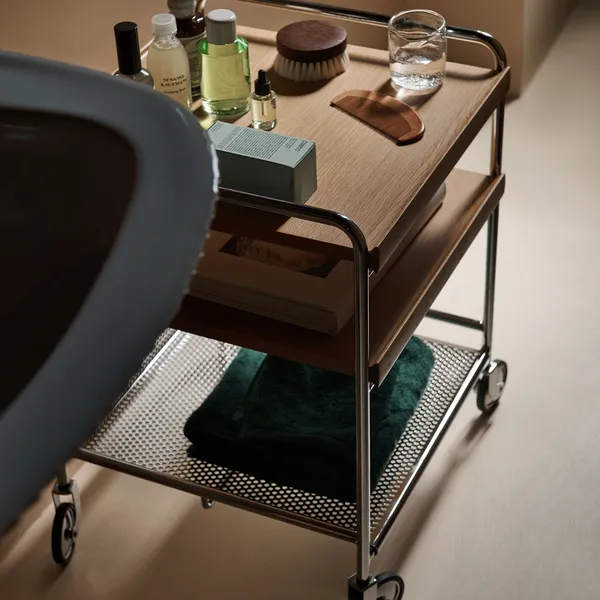Alima NDS2 Trolley Chrome/Lacquered Oak
