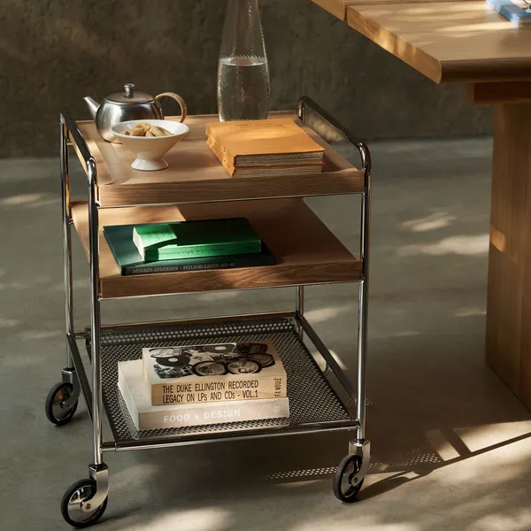 Alima NDS2 Trolley Chrome/Lacquered Oak