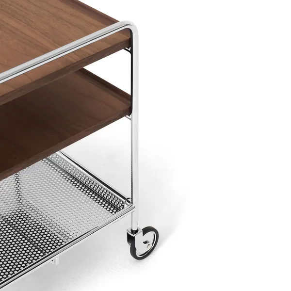 Alima NDS2 Trolley Chrome/Lacquered Walnut