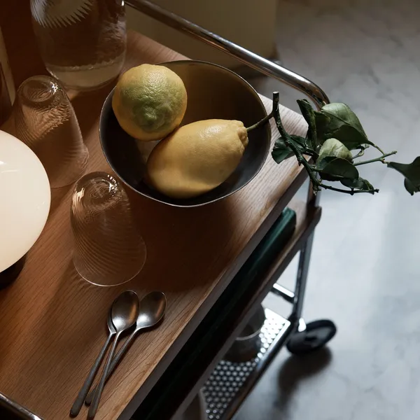 Alima NDS2 Trolley Chrome/Lacquered Walnut