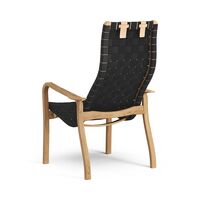 Primo Fauteuil, Hoog, Geolied Eiken/ Zwart