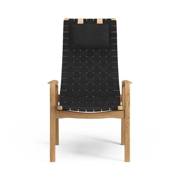 Primo Fauteuil, Hoog, Geolied Eiken/ Zwart