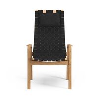 Primo Fauteuil, Hoog, Geolied Eiken/ Zwart