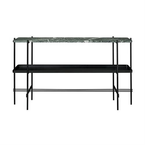 TS Konsolbord H72 Med 2 Hylder og Bakke Sort/Green Guatemala