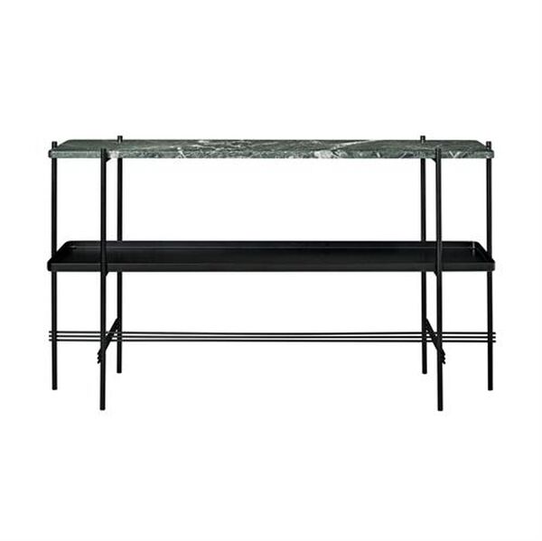 TS Console Table H72 With 2 Shelves and Tray Black/ Green Guatemala
