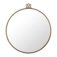 Randaccio Wall Mirror Round Ø60 cm Antique Brass