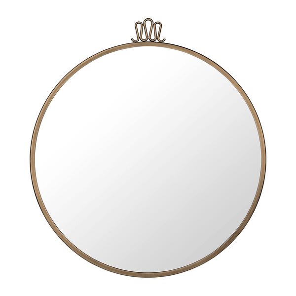 Randaccio Wall Mirror Round Ø60 cm Antique Brass