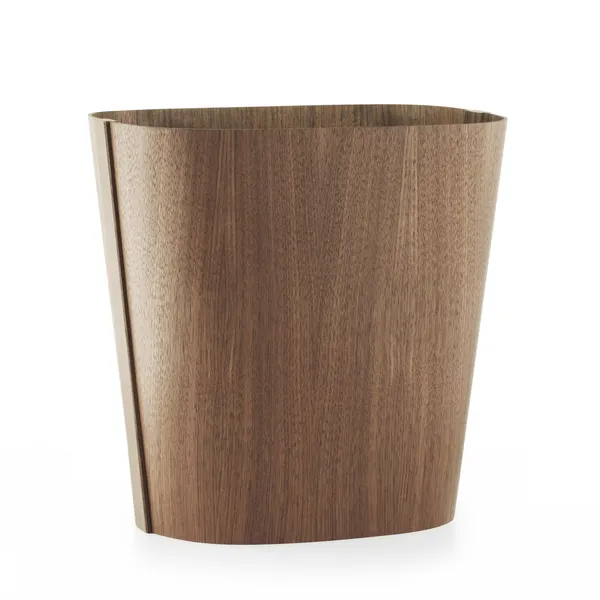 Tales of Wood Paper Basket Walnut
