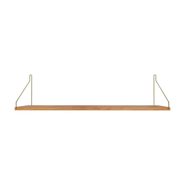 Estante Individual 20x80 Roble/ Latón