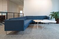 Flower Mono Couchtisch 66x62 Weiß