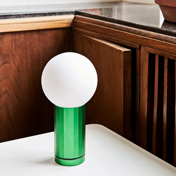 Turn On Table Lamp Green
