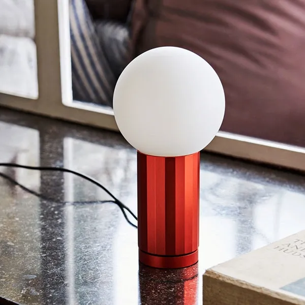 Turn On Table Lamp Orange