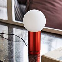 Turn On Table Lamp Orange