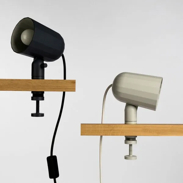 NOC Wall Lamp Dark Grey w. Clip