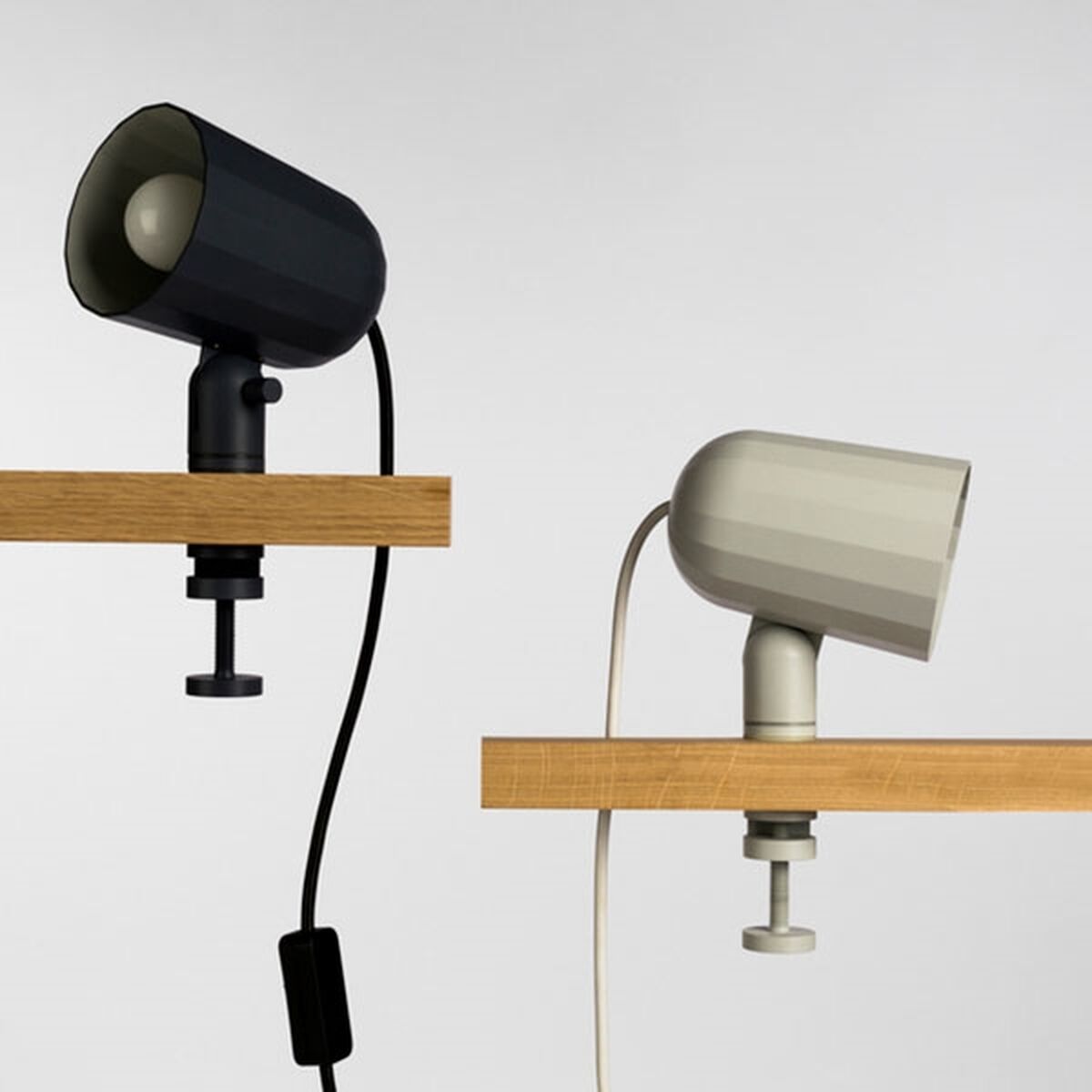 NOC Wall Lamp Dark Grey w. Clip