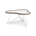 White / Walnut / Chrome