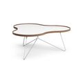 White / Walnut / Chrome