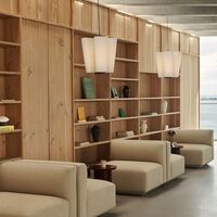Bella SC114 Lampadario Bronzo/Soft Canvas