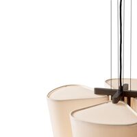 Bella SC115 Lampadario Bronzo/Tela Morbida