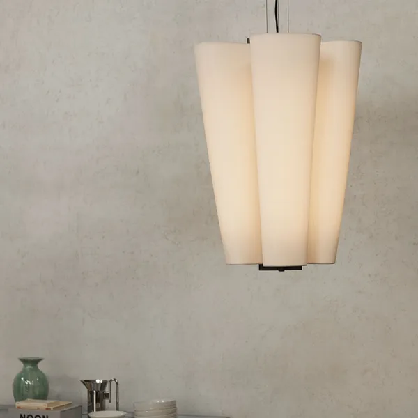 Bella SC115 Lampadario Bronzo/Tela Morbida