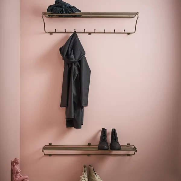 Shoe Shelf Large Brass