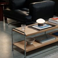 Alima NDS4 Hylla 162x38x42 cm Krom/Solid lackerad ek