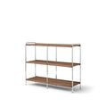 Walnut / Chrome