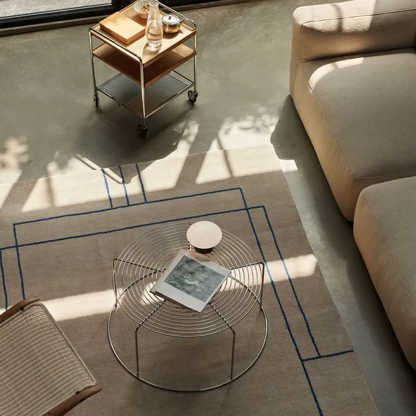 Wire VP17 Coffee Table Stainless Steel