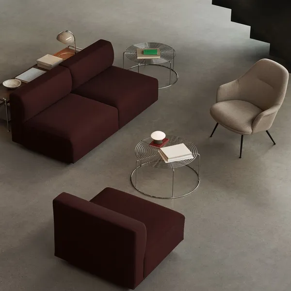 Wire VP17 Coffee Table Stainless Steel