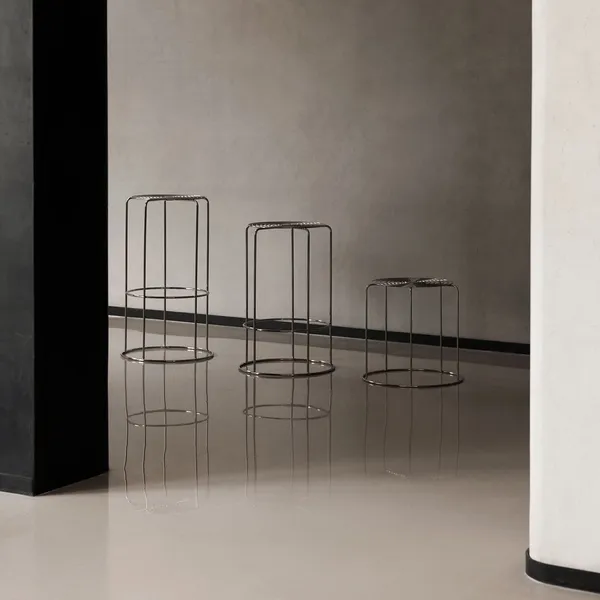 Wire VP15 Counter Stool H65 Stainless Steel