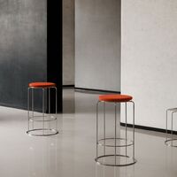 Wire VP15 Counter Stool H65 Stainless Steel