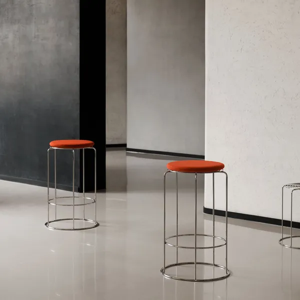 Wire VP15 Counter Stool H65 Stainless Steel
