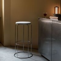 Wire VP16 Bar Stool H75 Stainless Steel