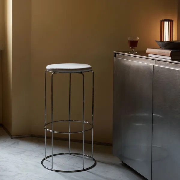 Wire VP16 Bar Stool H75 Stainless Steel