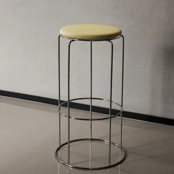 Wire VP16 Bar Stool H75 Stainless Steel
