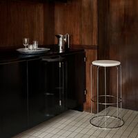 Wire VP16 Bar Stool H75 Stainless Steel