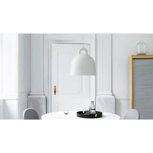 Bell Pendant Large White