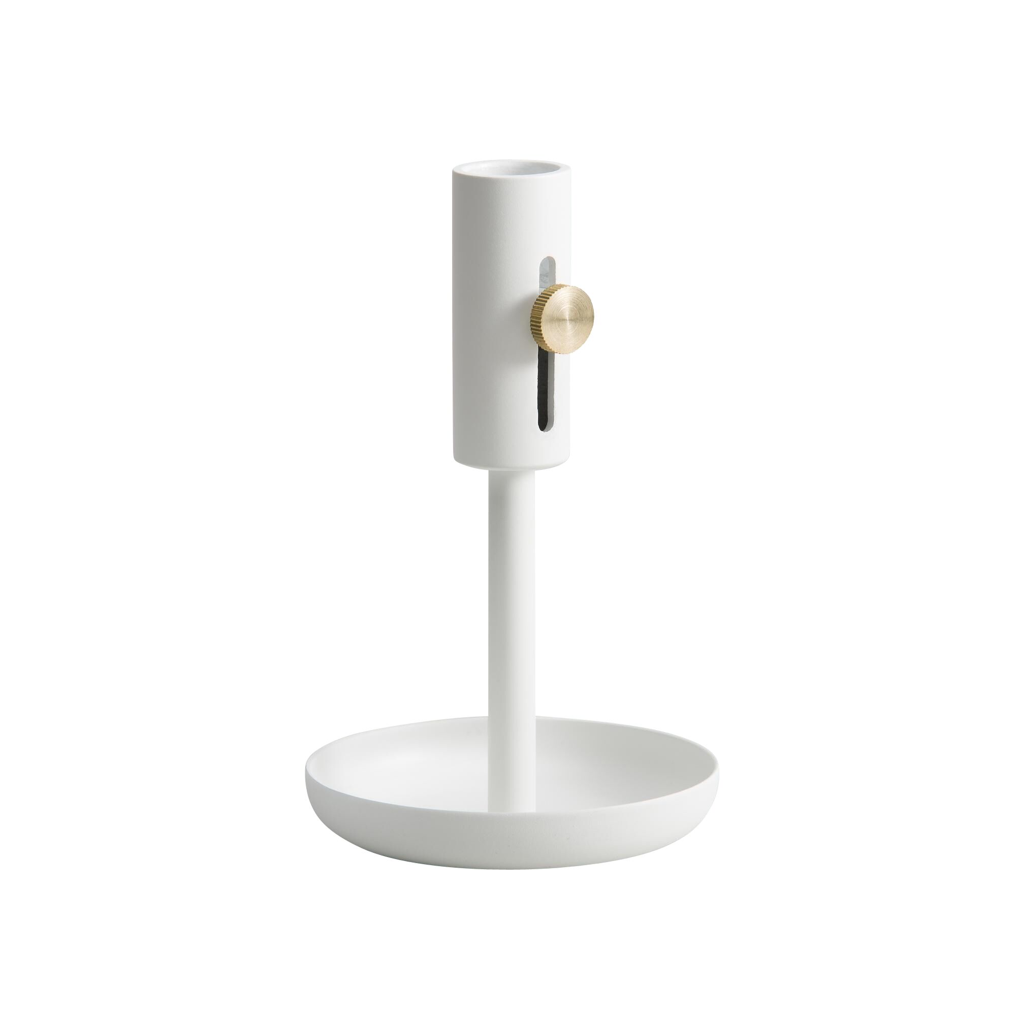 Granny Candlestick H16 White