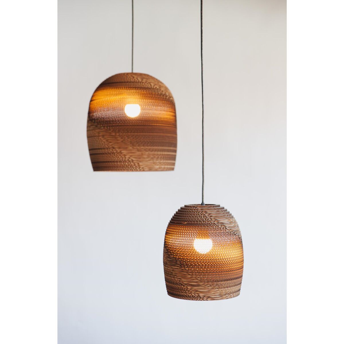 Lámpara Colgante de Campana Pequeño Blanco Scraplight Bell 10