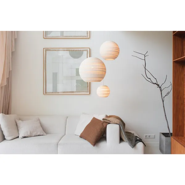 Scraplight Moon 14 Pendant Medium White