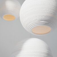 Scraplight Moon 14 Pendant Medium White