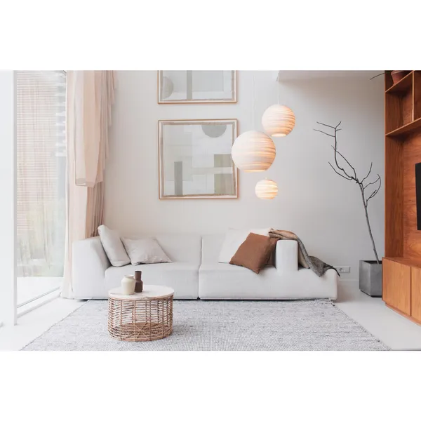 Scraplight Moon 14 Pendant Medium White