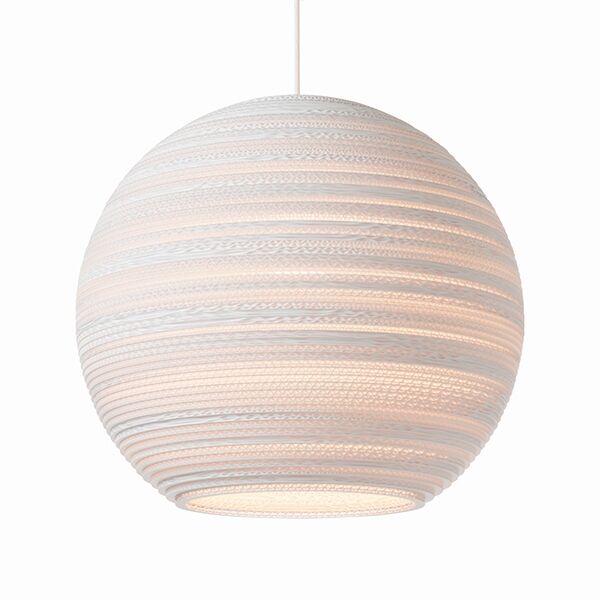 Scraplight Moon 18 Taklampa Stor Vit